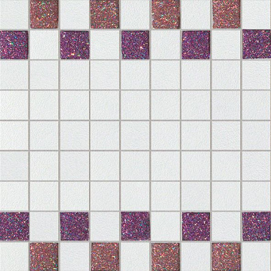 Мозаичный декор La Fabbrica Montenpoleone Mosaico Starlight Rosso Bianco Musa 30x30