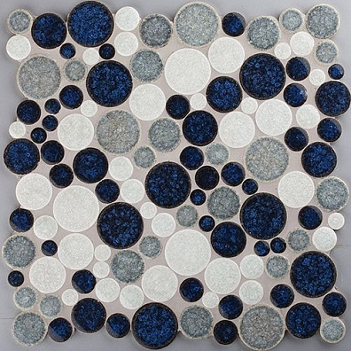 Мозаичный декор Colorker Edda Msc.Sphere Blue-White 30x30