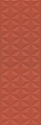 Настенная плитка Kerama Marazzi Диагональ Красный Структура Обрезной 12120R 25x75