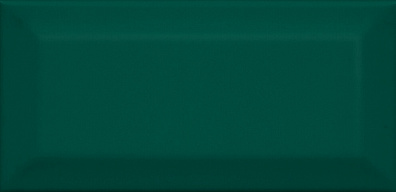 Настенная плитка Kerama Marazzi Клемансо Зеленый Грань 7,4x15
