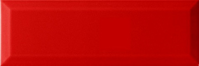 Настенная плитка Monopole Bisel 10x30 Rojo Brillo 10x30
