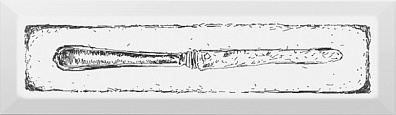 Декор Kerama Marazzi Гамма NT-B25-9001 Нож Черный 8,5x28,5