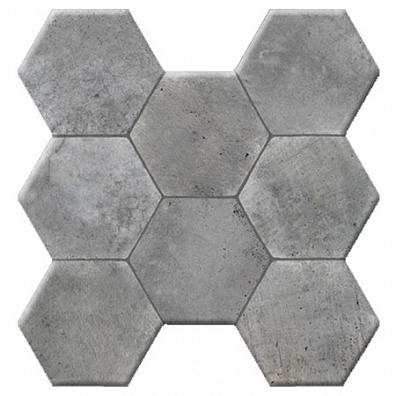 Напольная плитка Navarti Hexagonal Cement Gris 37,2x38,8