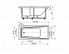 Акриловая ванна Акватек Либра 170 см, с фронтальным экраном, слив слева — фото1