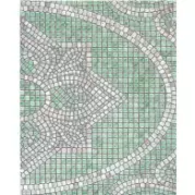 Мозаичный декор Kerama Marazzi Савойя B1419-2000 Зеленый 20x25