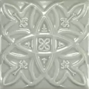 Вставка Amadis Fine Tiles Antique Crackle Deco Relieve Greengreycrack 15x15