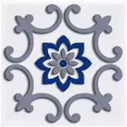 Декор Нефрит Сиди-Бу-Саид Синий 4 9,9x9,9