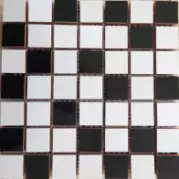 Мозаичный декор Latina Sorolla Glass White Black 30x30