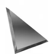 Настенная плитка ДСТ Зеркальная Треугольная Графит 25x25