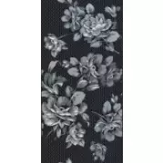 Декор Нефрит Аллегро Черные цветы 20x40