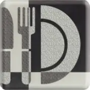 Декор Paradyz Toccata Nero B 10x10