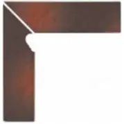 Плинтус Opoczno Shadow Brown Cokol Schodowy Lewi Strukturalny 3-D 8x30