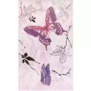 Декор Сокол Баттерфляй Бабочки Розовые 4 20x33