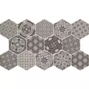 Напольная плитка Codicer 95 Vintage Hexagon Mix 22x25