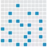 Мозаика Piranesi Mezclass Degrade Blue №8 (2,5x2,5) 31,6x31,6