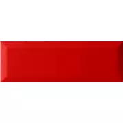 Настенная плитка Monopole Bisel 10x30 Rojo Brillo 10x30