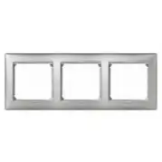 Рамка Legrand Valena Classic 770333 Алюминий матовый (3 поста)