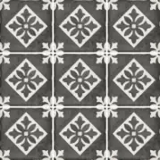 Напольная плитка Equipe Art Nouveau Padua Black 20x20