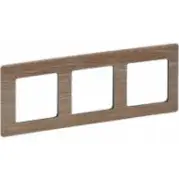 Рамка Legrand Valena Life 754183 Светлое дерево (3 поста)
