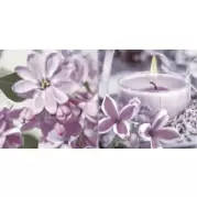 Декор Нефрит Фокстрот Фиолетовый Д 1 25x50