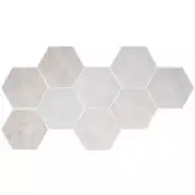 Напольная плитка CIR Docklands Freeport White Hexagon 24x27,7
