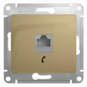 Телефонная розетка Schneider Electric Glossa GSL000481T Титан