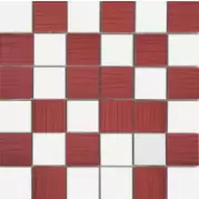 Мозаичный декор Fanal Ocean Mosaico Blanco-Rojo 32.5x32.5