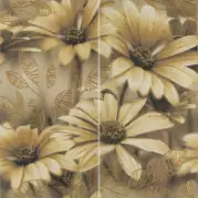 Панно Paradyz Busani-Busan Beige Kwiaty 60x60 (комплект)