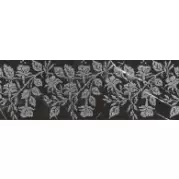 Декор Gracia Ceramica Geneva Black 01 25x75