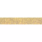 Бордюр Ceramica Classic Tile Serenity Rosas Коричневый 6x40