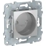Электрическая розетка Schneider Electric Unica NU503330 Алюминий