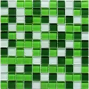 Мозаичный декор Polcolorit Arco Crystal White Green 30x30
