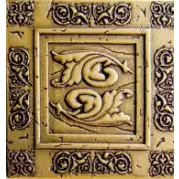 Декор Absolute Keramika Moneli Decor Moldur Shined Brass 7,5x7,5