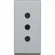 Электрическая розетка Bticino Axolute HC4113 Алюминий