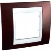 Рамка Schneider Electric Unica MGU6.002.851 Терракотовый/Белый (1 пост)