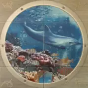 Панно Latina Poseidon Mural I 100x100 (комплект)