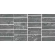 Мозаичный декор Meissen Yakara Grey Steel 22,2x44,6