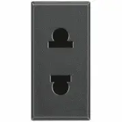 Электрическая розетка Bticino Axolute HS4125 Антрацит