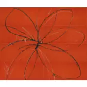 Панно Viva Ceramica Dolceamaro Fiore Orange Tangerine, 25x60 (комплект)