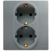 Электрическая розетка Legrand Etika 672433 Алюминий