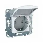 Электрическая розетка Schneider Electric Unica MGU5.037.18TAZD Белый