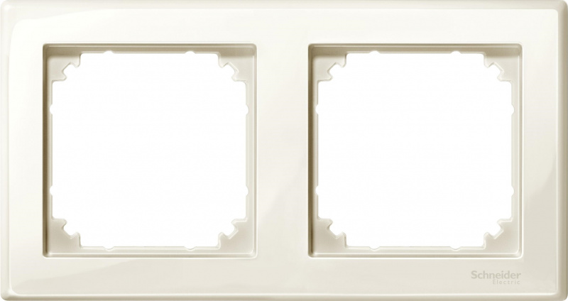 

Рамка Schneider Electric Merten System M MTN478244 Бежевый (2 поста), Merten System M MTN478244 Бежевый (2 поста)