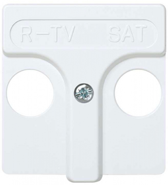 

Лицевая панель розетки TV-FM-SAT (TV-R-SAT) Simon 27 27097-34 Белый, 27 27097-34 Белый