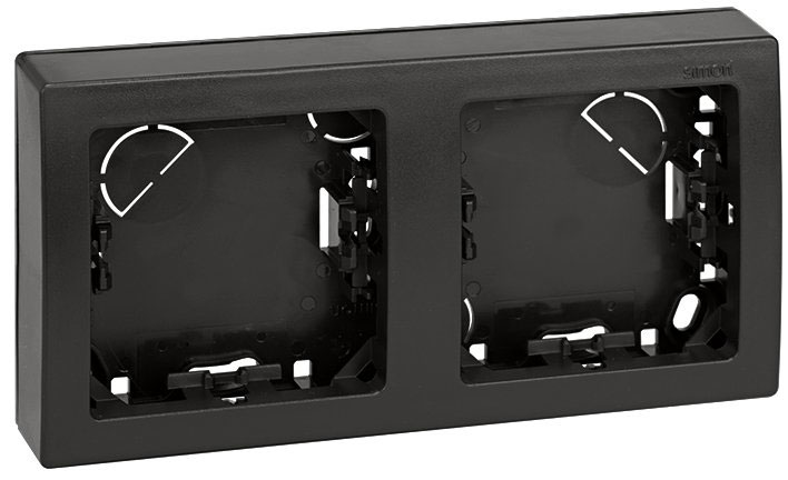 

Рамка Simon 73 Loft 73620-62 Графит (2 поста), 73 Loft 73620-62 Графит (2 поста)