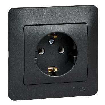 

Электрическая розетка Schneider Electric Glossa GSL000742 Антрацит, Glossa GSL000742 Антрацит