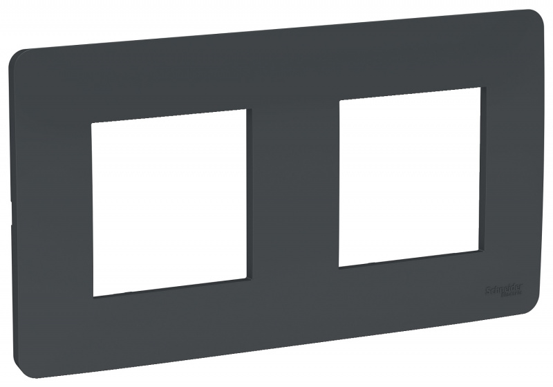 

Рамка Schneider Electric Unica NU200454 Антрацит (2 поста), Unica NU200454 Антрацит (2 поста)