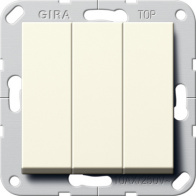Выключатель Gira System 55 284401 Кремово-белый