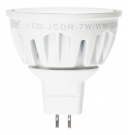 Лампа Светодиодная Uniel Merli LED-JCDR-7W/WW/GU5.3/FR ALM01WH