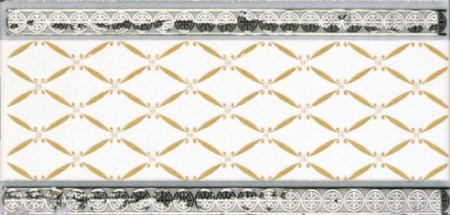 

Бордюр Almera Ceramica Noblesse Cenefa Delis Blanco Silver 10x20, Noblesse Cenefa Delis Blanco Silver 10x20