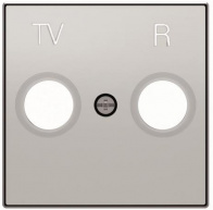 Лицевая панель розетки ТV-FM (TV-R) ABB Sky 2CLA855000A1301 Серебро